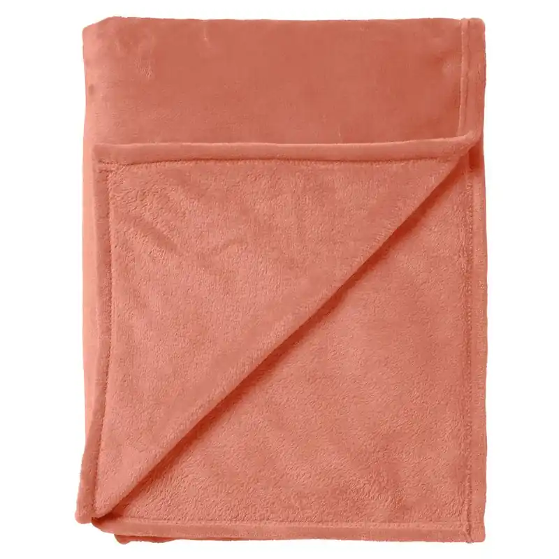 Dutch Decor plaid Charlie Muted Clay roze B200 × H220 cm